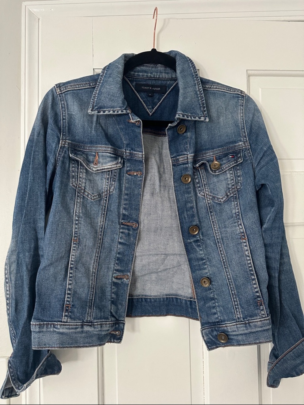 Tommy Hilfiger Medium Blue Denim Trucker Jacket